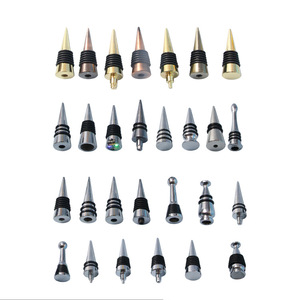 Metal Wine Stopper Set 12pcs Hollow Sealing Bottle Plug For Wine Bottles With Cork - Product Image 3