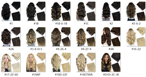 Clip invisible en 100% Extensiones <span class=keywords><strong>de</strong></span> cabello humano Fábrica al por mayor Inventario <span class=keywords><strong>de</strong></span> doble dibujado Clip sin costuras en - Product Image 6