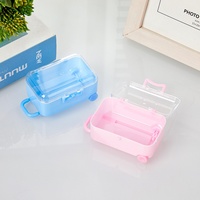 Valise transparente en plastique, boîte à bonbons, emballage cadeau pour enfants, mini bagage à main, design de voyage de style européen