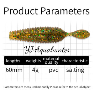 Señuelo Blando Ya Jie de 6 cm con Forma de Martillo, Señuelo Biónico para Pesca de Lubina - Product Image 3