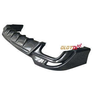 AG Style Carbon Fiber Rear Bumper Lip Fins Spoiler Winglet <b>Splitter</b> for Lexus F Sport 19-21 - Product Image 4