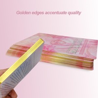 Jeu de cartes de tarot entièrement personnalisé, jeu de cartes personnalisé avec boîte de rangement rigide, cartes Oracle de taille standard pour les divertissements de fête