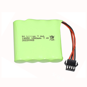 14500 Silindirik Li-Ion 7.4V 1000mAh Yüksek Döngü Ömrüne Sahip RC Tekneler ve Oyuncak Araçlar için Şarj Edilebilir Pil Paketi - Product Image 1