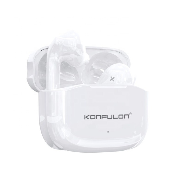 Konfulon Trending Good-Selling 2022 5.0 White/Black TWS Blue Tooth In-ear Wireless Headphone Earbuds Earphone for Cell Phone