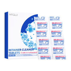 Miiguu Soins Dentaires 30 Comprimés Nettoyants Antibactériens Blanchissants à 99,99% pour Prothèses Dentaires, Gouttières de Contention et Gouttières de <span class=keywords><strong>Nuit</strong></span> - Product Image 6