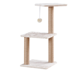 Spot Wholesale Hot Pet Supplies Simple Cat Toy Cat Climbing Frame Three-Layer Jump Cat Scratching Post