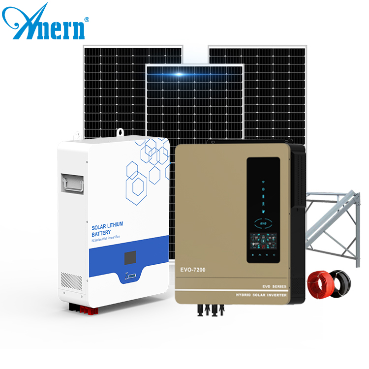 Ofgrid 2 кВт 20 кВт полная гибридная солнечная энергетическая система для дома с батареей