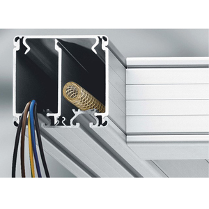 W55 * H75 hệ thống treo kích thước lớn cẩu Anodized nhôm hồ sơ đùn dẫn nhôm vỏ ánh sáng khuếch tán kênh hồ sơ. - Product Image 2