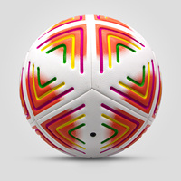 MOZURU Ballon de football de taille officielle 5 en PVC PU imperméable durable et bon marché avec logo personnalisé