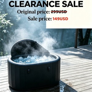 Prix de liquidation - Baignoire à glace pour athlètes - Thérapie par le froid - Couleur aléatoire - Quantités limitées - Product Image 2