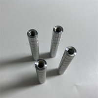 Ejes de Aluminio 7075 T6 CNC OEM, Eje de Aluminio 7075 para Torneado CNC, Eje Largo de Aluminio 7075