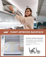 Sac de voyage LOVEVOOK 2025 de qualité supérieure 40L 50L, sac à dos étanche pour ordinateur portable 17-18 pouces avec cube de compression pour femmes et hommes, idéal pour les voyages en avion et les escapades de une semaine
