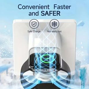 Chargeur de montre intelligente portable pour IWatch Series 8 7 6 5 4 3 2 1, câble magnétique USB-C pour ordinateur portable, fonction PD 5W, chargeur USB sans fil - Product Image 5