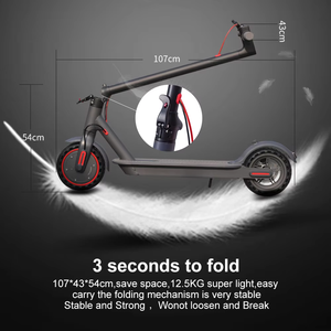<span class=keywords><strong>Scooter</strong></span> électrique pliable de moteur d'accélération de la mobilité 500w de deux roues pour des adultes - Product Image 4