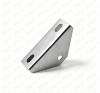 Support de fixation triangulaire en aluminium YUJI pour panneaux solaires, système de montage galvanisé à chaud, support PV pour toit, personnalisable 150x65x3.0