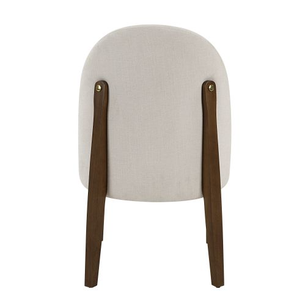 Chaise nordique en tissu et bois massif, design moderne, chaise de salle à manger individuelle pour la maison, le bureau, l'hôtel et l'appartement, fonction convertible - Product Image 4