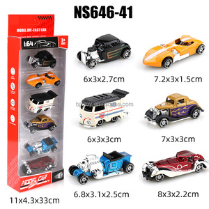 Lot de voitures miniatures en métal moulé sous pression 1/64, modèles de véhicules en alliage, petites voitures de course en plastique, jouets de collection - Product Image 3