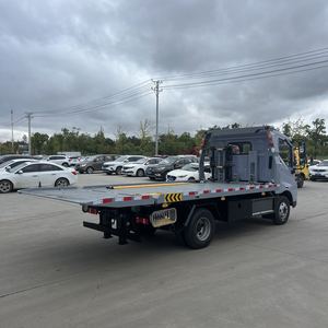 รถยกพ่วงไฟฟ้าล้วน BYD T5 EV แบบพื้นเรียบ แบตเตอรี่ Blade 100kWh ปรับแต่งพื้นพ่วงได้ รับน้ำหนัก 3-5 ตัน สำหรับกู้ภัยบนท้องถนน - Product Image 4