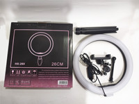 Lampu cincin LED 6/10/12 inci untuk fotografi, lampu cincin fotografi siaran langsung dengan penahan dan Tripod