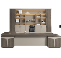 Bureau de direction électrique réglable en hauteur, pliable en L, en bois GOJO 2026 – Design moderne