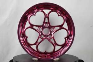 Pengzhen Sweet <span class=keywords><strong>Heart</strong></span> Polished Iceberry pink 18'' 19'' 5x112 Velg Mobil After Market untuk BMW Toyota Honda - Product Image 3