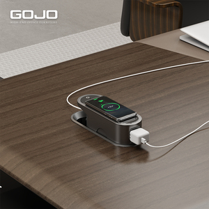 Light Luxury E0 Executive Table Modern Design <strong>Foldable</strong> <strong>Office</strong> <strong>Desk</strong> with Ergonomic High Quality Sockets for CEO <strong>Office</strong> - Product Image 5