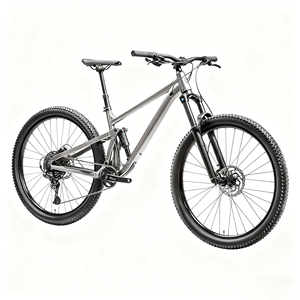 Vélo de montagne en alliage d'aluminium, suspension intégrale, cross-country, 21 vitesses, frein à disque, couleur <span class=keywords><strong>Moondust</strong></span> métallique/noir mat - Product Image 1