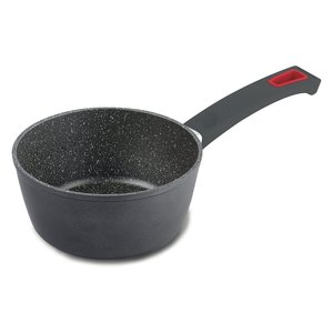 Cacerola de Aluminio Antiadherente (16cm) 1 Asa VIVÀ Gris y Rojo 2251 - Product Image 1