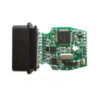 (bsc) Untuk TIS Mini FTDI FT232RL Chip J2534 OBD2 Kabel Diagnostik Mobil Techstream V18.00.008 MINI