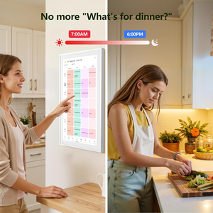 <span class=keywords><strong>Calendario</strong></span> Digital Inteligente de 15.6 Pulgadas con Pantalla Táctil WiFi y Función de Marco de Fotos, Compatible con <span class=keywords><strong>Google</strong></span> iCloud Sync - Product Image 3