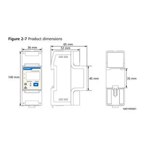 Dernière version Compteur intelligent Capteur de puissance intelligent Wifi triphasé et <span class=keywords><strong>monophasé</strong></span> - Product Image 5