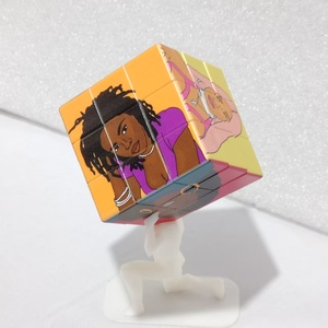 Tùy chỉnh xoay câu đố Cube PS/ABS chất liệu tùy chỉnh hình ảnh UV in ấn huyền diệu Cube - Product Image 1