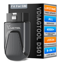 Herramienta de Programación VDIAGTOOL D501 para GM J2534, Actualización Gratuita, Lector de Códigos OBD2, Escáner Bidireccional para GM Chevrolet Cadillac