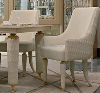 Ensemble de table à manger rectangulaire en marbre artificiel de luxe italien unique, 10 places, pieds en cuir, meubles de salle à manger