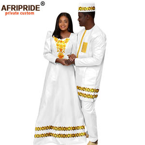 Vêtements d'Afrique pour couples 100% coton Ensembles de tenues ethniques pour couples Batik JAVA Vêtements ethniques africains pour couples - Product Image 1