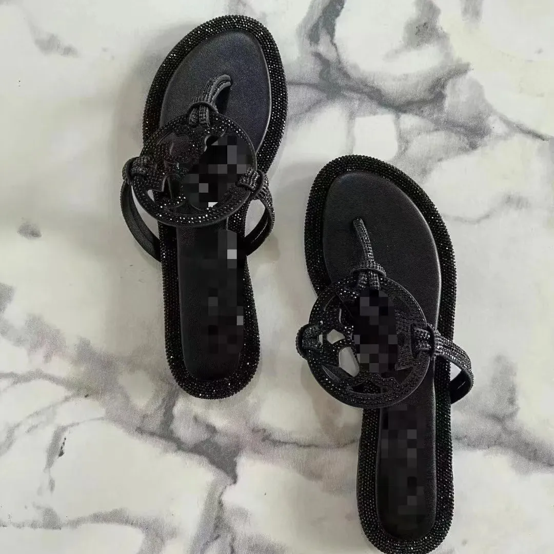 2024 sandálias populares elegantes para mulheres TB chinelos de alta qualidade
