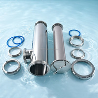 Fasilitas Filter Sirkulasi Air Dingin Penyaring Air |   Filter Air Kondensor SS316L |   Pabrik OEM Pendingin Pusat Data