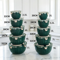 Ensemble de 5 récipients isothermes pour plats chauds, casseroles et boîtes à lunch, de 2L à 11L