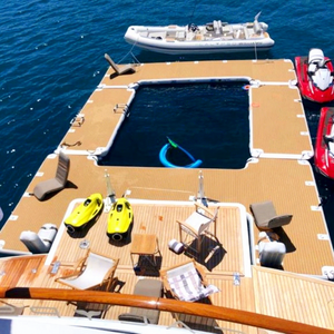 Commerciale galleggiante Yacht gonfiabile piattaforma di acqua mare oceano piscina con rete in mare - Product Image 1