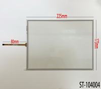 Baru ST-104011 ST-104002 ST-104003 ST-104004 ST-104005 ST-104006 TP104006 Panel sentuh resistif 4 kawat 10,4 inci baru 225x173mm