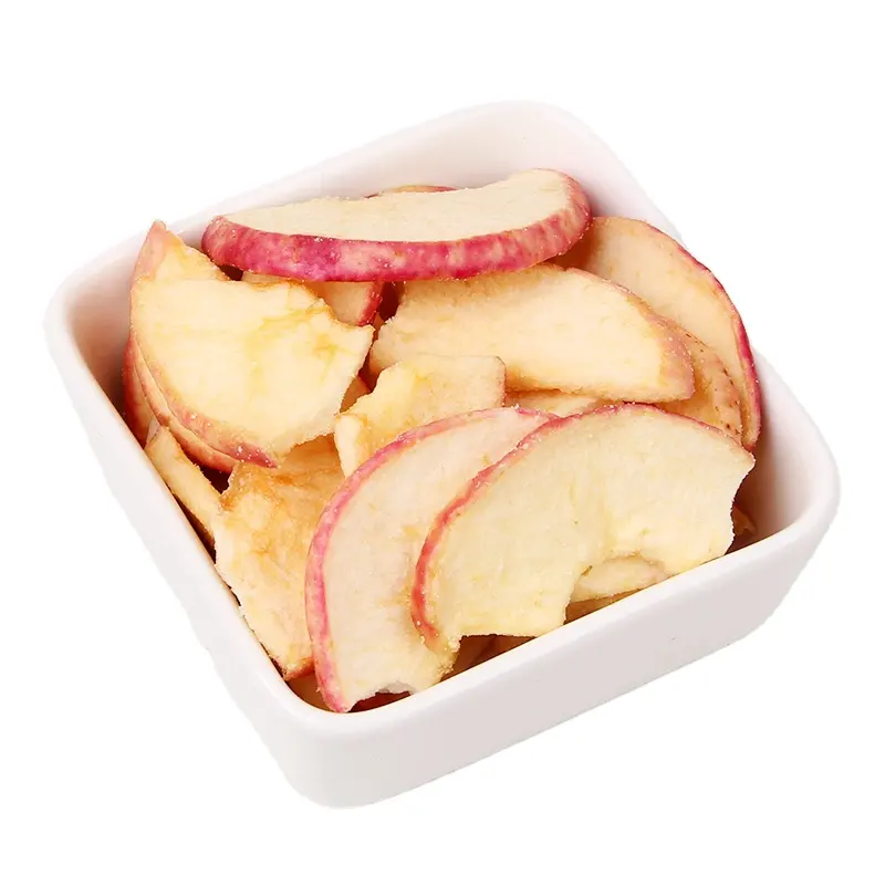 Prix de gros de l'usine Nouvelle récolte Perdre du poids Croustillant Dry VF Pomme séchée Pure Natural Apple Fruit Snack