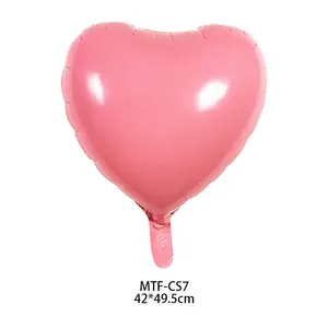 MTF all'ingrosso 18 pollici palloncini tinta unita Globos palloncini cuore rosso fornitori amore san valentino