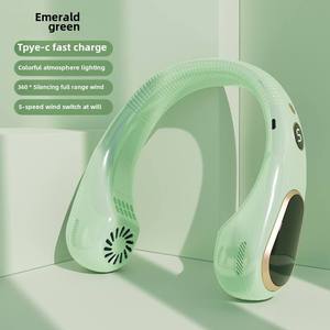 <span class=keywords><strong>Ventilatore</strong></span> da <span class=keywords><strong>Collo</strong></span> Ricaricabile USB Senza Pale, Regolabile, Portatile, Wireless, 4000mAh - Product Image 5