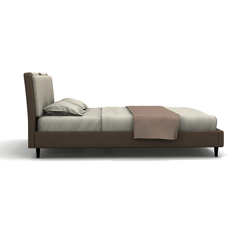 mordern country style american king size latest quality queensize crown genuine leather bed for sleeping