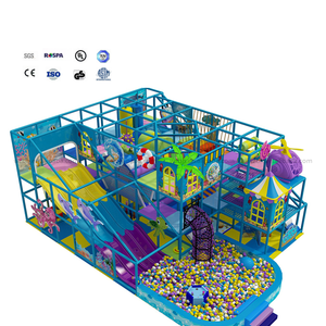 BAIHE Gran <span class=keywords><strong>Parque</strong></span> <span class=keywords><strong>de</strong></span> Diversiones Interior <span class=keywords><strong>de</strong></span> Lujo con Temática Oceánica, Tobogán <span class=keywords><strong>de</strong></span> <span class=keywords><strong>Bolas</strong></span>, Área <span class=keywords><strong>de</strong></span> Juegos Interior para Niños, <span class=keywords><strong>Material</strong></span> <span class=keywords><strong>de</strong></span> PVC Seguro, >500 kg - Product Image 1