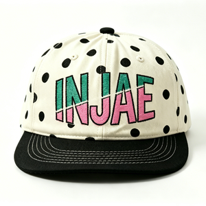 Embroidered Logo Customization 6-Panel <b>Baseball</b> <b>Cap</b> Polka Dot Decoration Adjustable Metal Buckle Unisex Casual <b>Baseball</b> <b>Cap</b> - Product Image 1