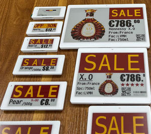 Etiquetas de precio digitales para supermercado con programa al por mayor, sistema de etiquetas electrónicas inalámbricas inteligentes ESL, etiqueta de tinta electrónica. - Product Image 1