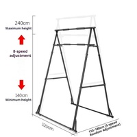 Station d'entraînement pliable autoportante pour la maison, barre de traction robuste en acier, équipement de musculation, station multifonction