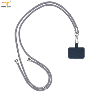 Funda Universal para teléfono móvil, cordón de colores con Clip desmontable, Parche de correa para el cuello, venta al por mayor - Product Image 1