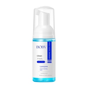 BOBV Mousse dentifrice à l'huile <span class=keywords><strong>de</strong></span> coco et au lysozyme, parfum menthe fraîche, format standard, pour blanchir les dents et rafraîchir l'haleine - Product Image 5
